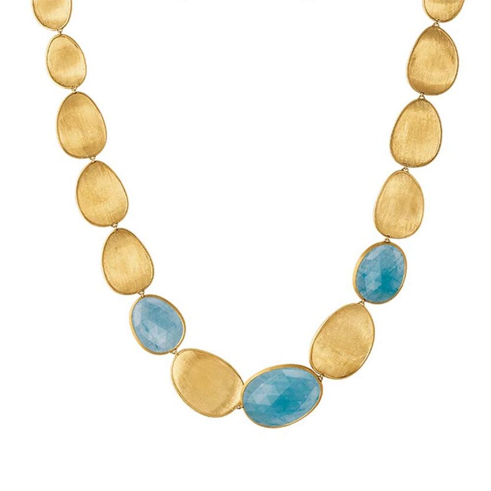 Marco Bicego | Lunaria | Girocollo con catena irregolare e Acquamarina | 193.jpg