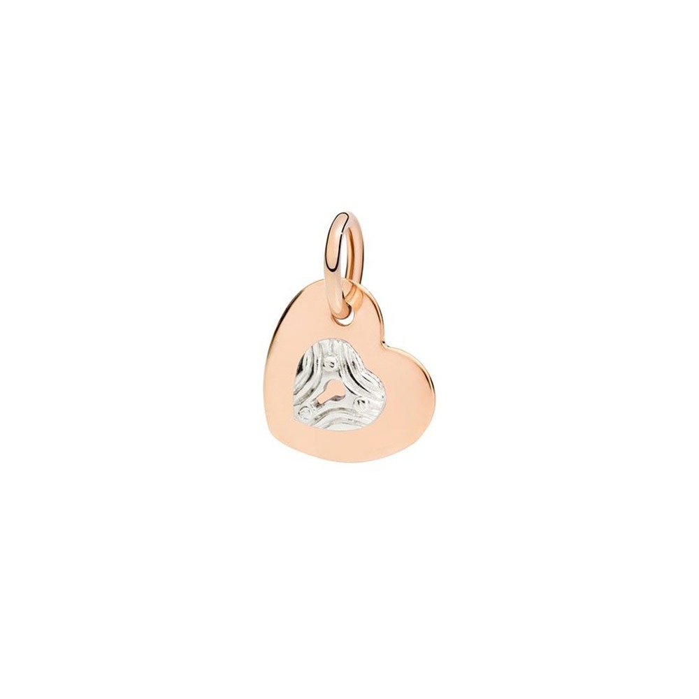 DoDo |  | Ciondolo Donna Dodo Cuore/Lucchetto Oro Rosa E Bianco 9Kt | 419.jpg